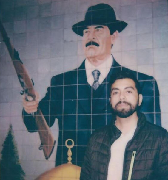 A memory of war - from Londoners series, shot on Polaroid Spectra. Imperial War Museum, London 2018.