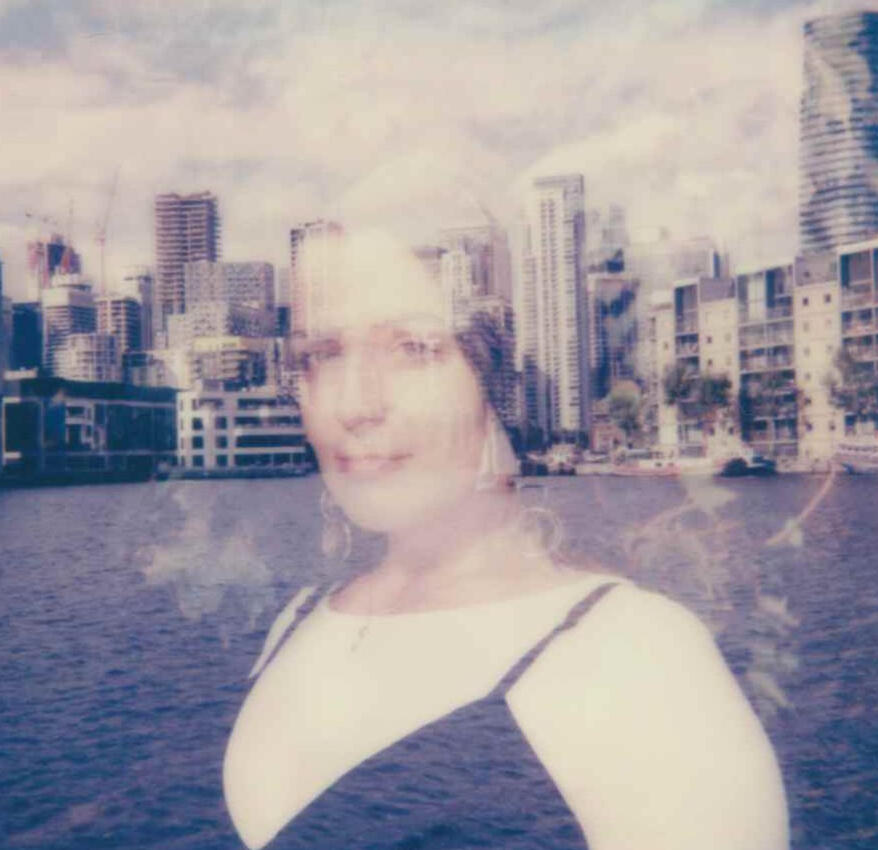 A memory of city - from Londoners series, shot on Polaroid Spectra. Millwall dock, London 2018.
